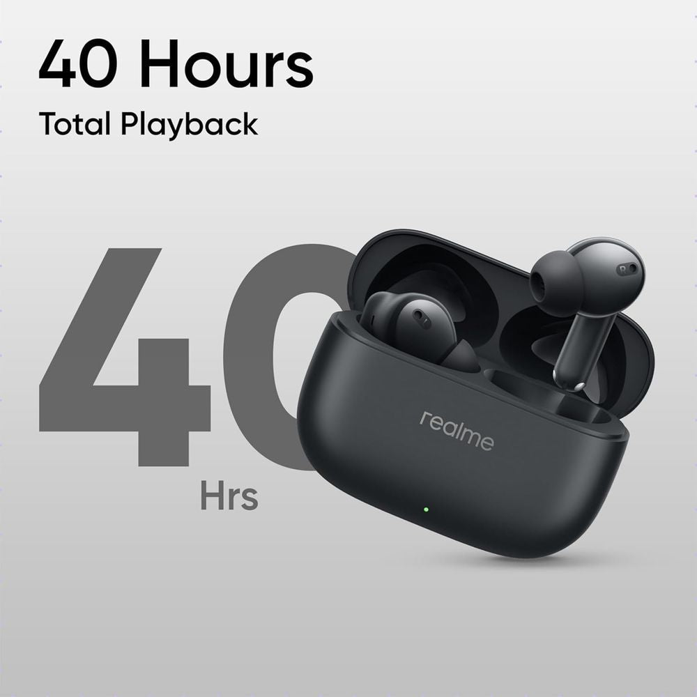 Realme Buds T310: 46dB Hybrid ANC & 360°Spatial Audio - Ultimate Silence, Crystal Clear Calls