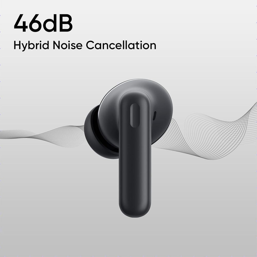 Realme Buds T310: 46dB Hybrid ANC & 360°Spatial Audio - Ultimate Silence, Crystal Clear Calls