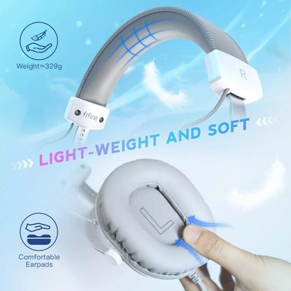 FIFINE H9 AmpliGame USB Gaming Headset – 7.1 Surround Sound
