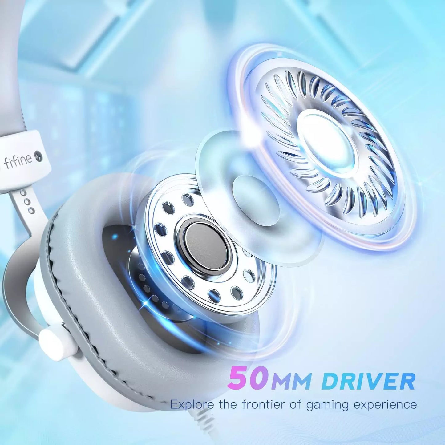 FIFINE H9 AmpliGame USB Gaming Headset – 7.1 Surround Sound