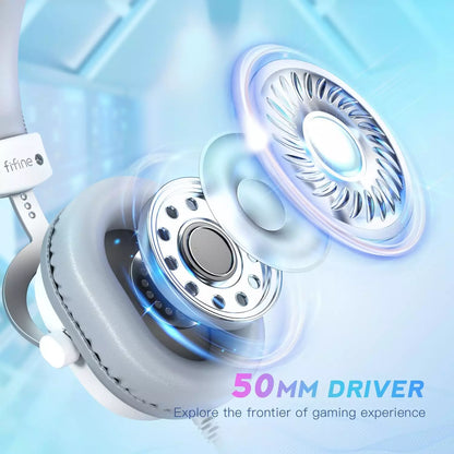 FIFINE H9 AmpliGame USB Gaming Headset – 7.1 Surround Sound
