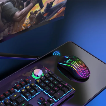 Wirless Gaiming mouse-RGB-3200DPI-2.4GHz USB Dongle-Budget Friendly
