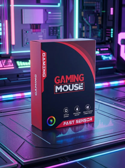 Wirless Gaiming mouse-RGB-3200DPI-2.4GHz USB Dongle-Budget Friendly