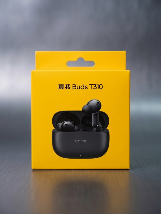 Realme Buds T310: 46dB Hybrid ANC & 360°Spatial Audio - Ultimate Silence, Crystal Clear Calls