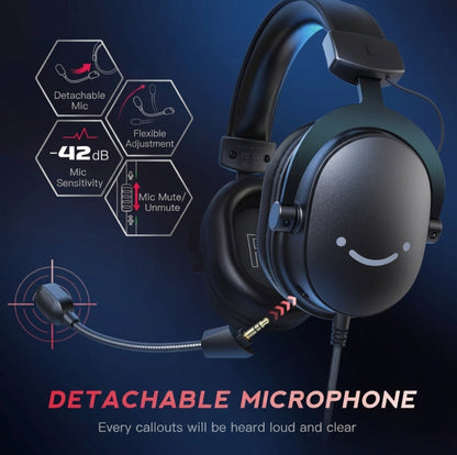 FIFINE H9 AmpliGame USB Gaming Headset – 7.1 Surround Sound