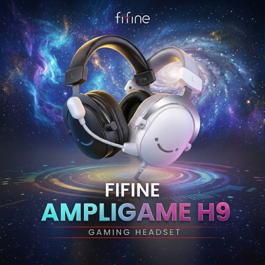FIFINE H9 AmpliGame USB Gaming Headset – 7.1 Surround Sound