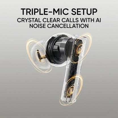Realme Buds T310: 46dB Hybrid ANC & 360°Spatial Audio - Ultimate Silence, Crystal Clear Calls